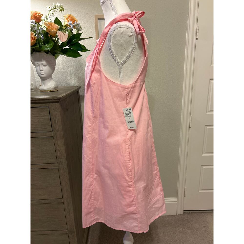 And Now This | NWT, Pink Tie Sleeve Babydoll Dress | Med - Picture 5 of 13